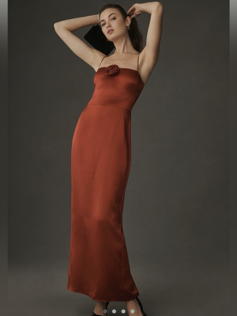Reformation Frankie Silk dress size 6